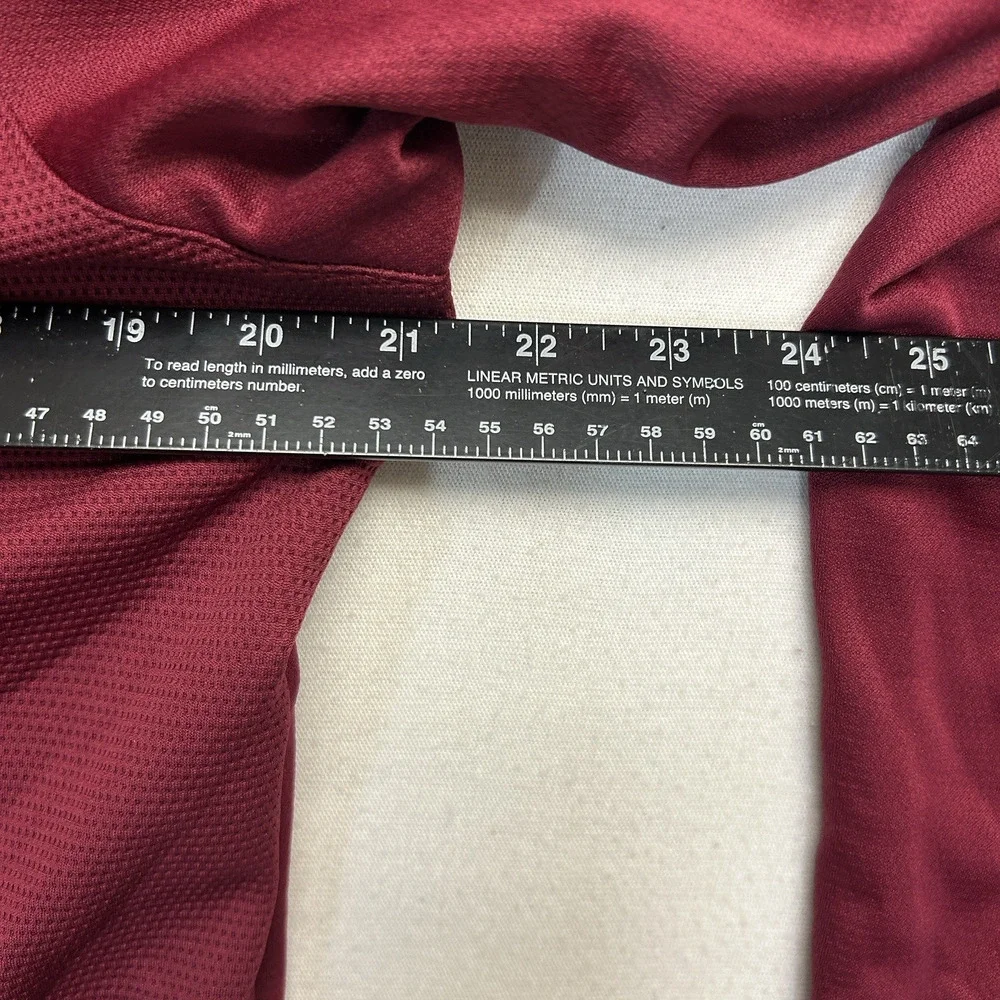 Nike DRI-FIT Athletic Basketball Warm Up Jacket Women's Large Tall Red Full Zip